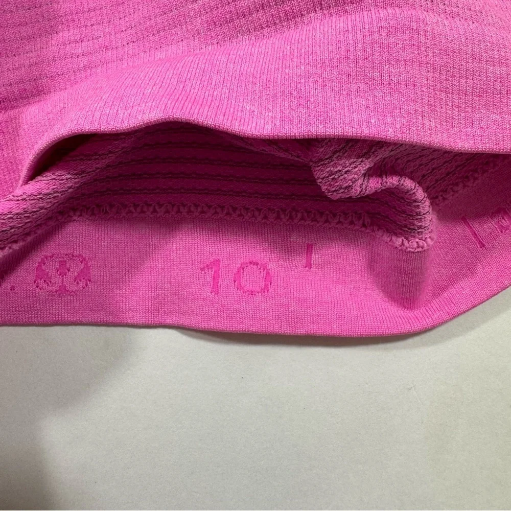 Lululemon Run Swiftly Tech Long Sleeve Dark Grey Pink